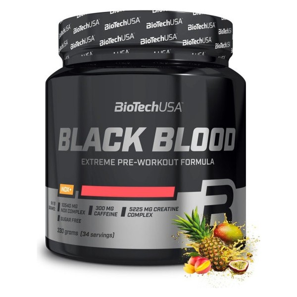 Предтренировочный комплекс BioTechUSA Black Blood NOX+