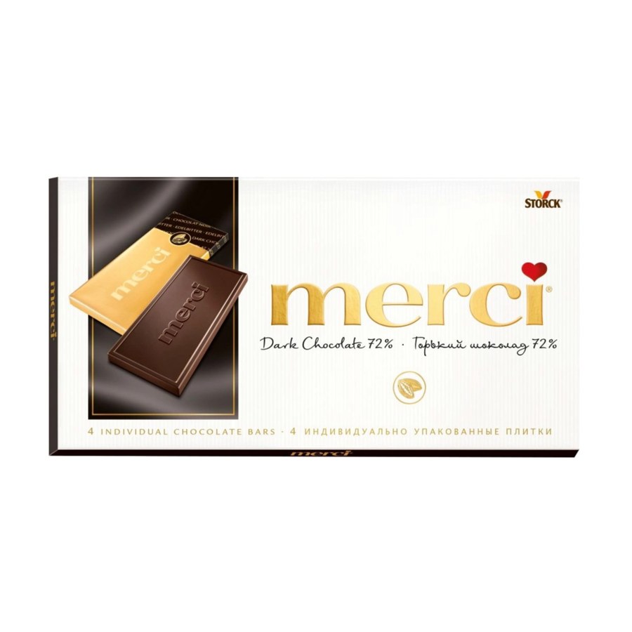 Шоколад Merci горький 72%