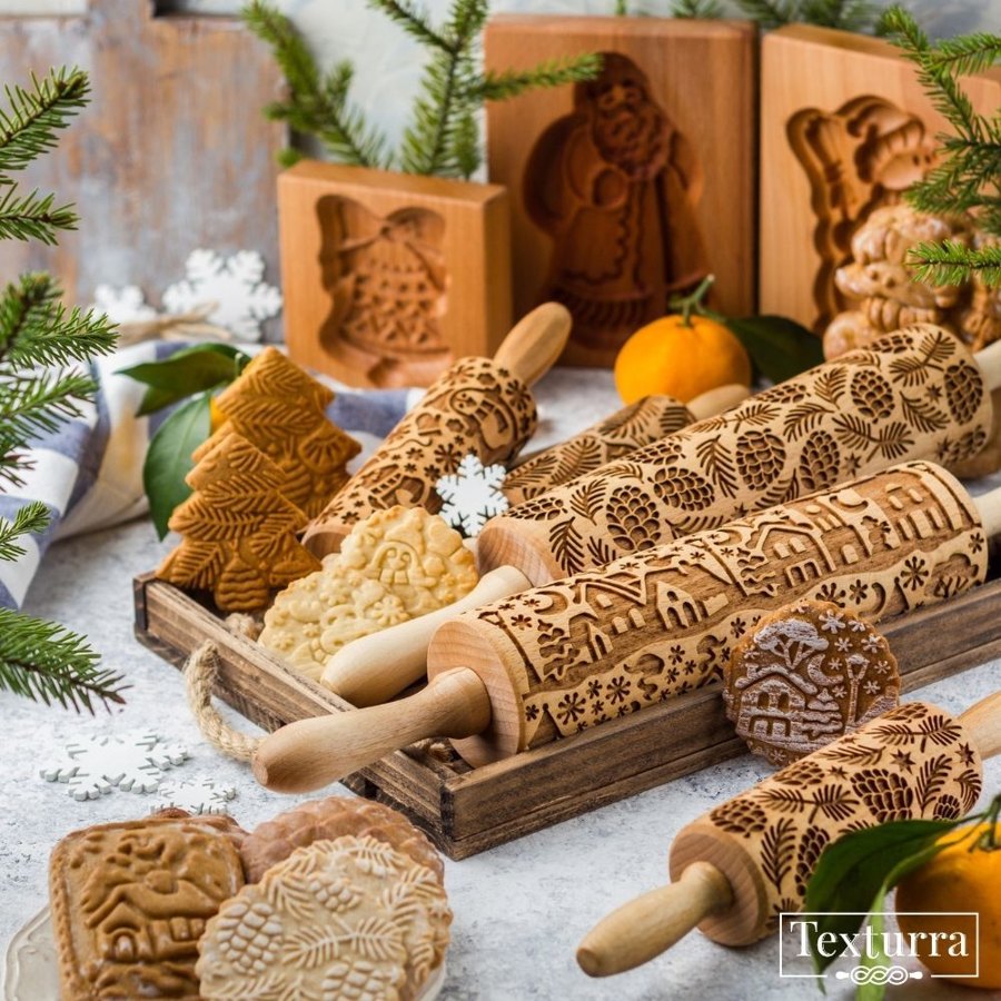 Скалки с узором
