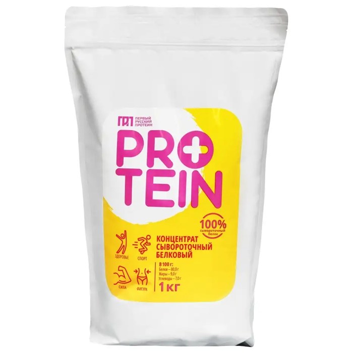 Первый русский протеин PROtein 80% 1 кг