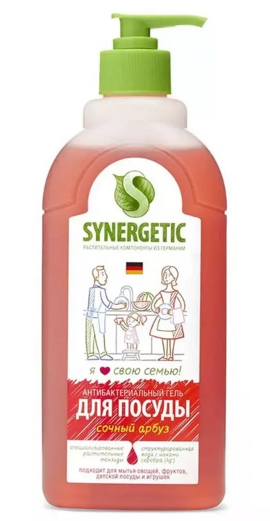 Средство для мытья посуды Synergetic