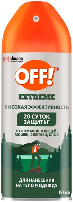 Аэрозоль Off Extreme от комаров