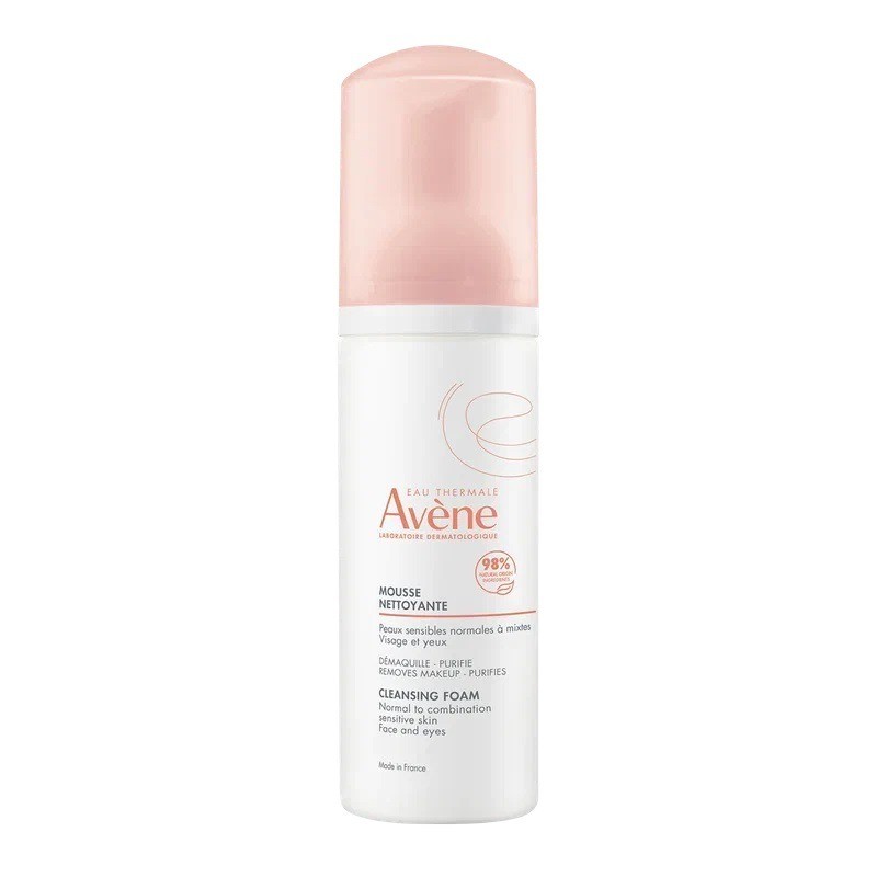 Очищающая пенка Avene для лица и области вокруг глаз