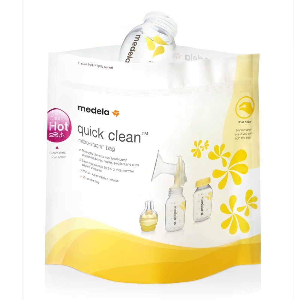 Пакеты для стерилизации в СВЧ Medela Quick Clean