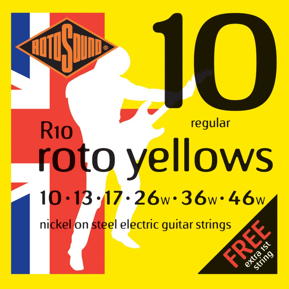 Струны Rotosound Roto Yellows R10