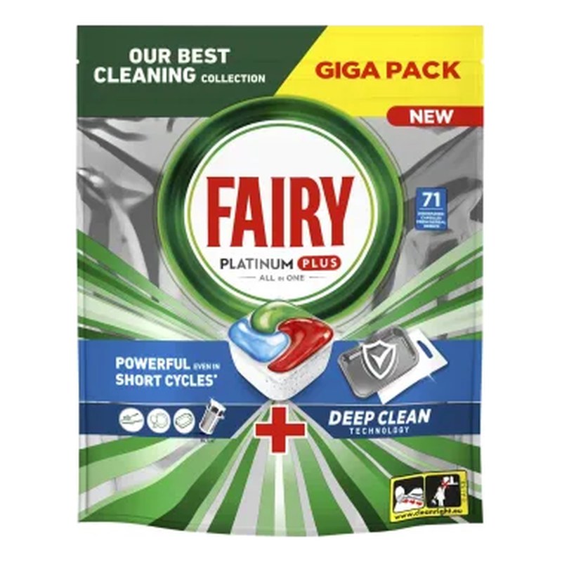 Капсулы для посудомоечной машины Fairy Platinum Plus All in One