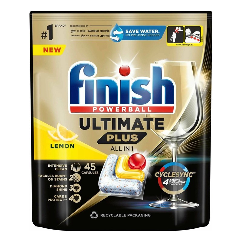 Капсулы для посудомоечной машины Finish Ultimate Plus All in 1