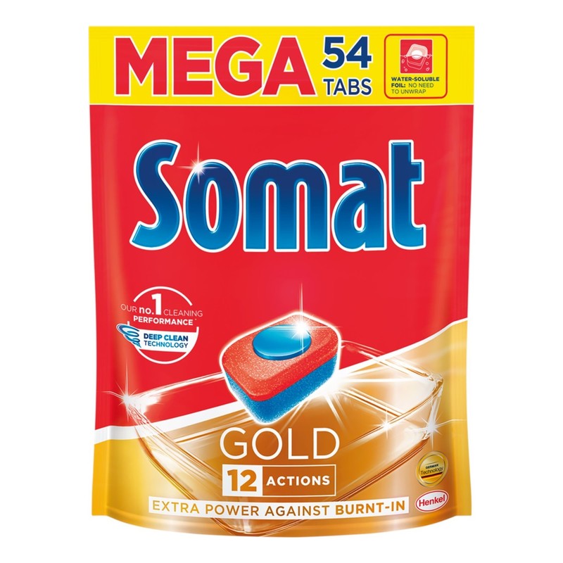 Таблетки для посудомоечной машины Somat Gold 12 Actions