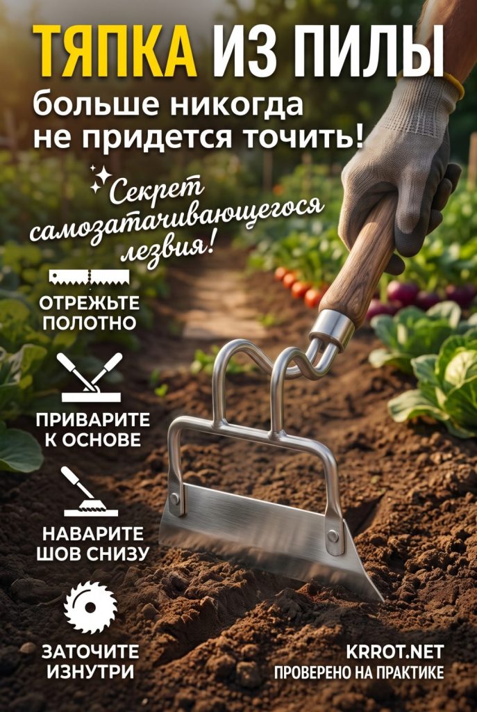 Тяпка из пилы своими руками