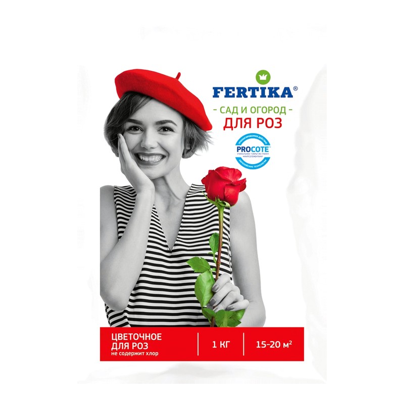 Удобрение Fertika Цветочное для роз