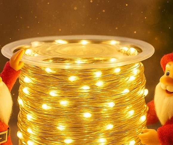 Уличная гирлянда Luazon Lighting нить роса 50 м