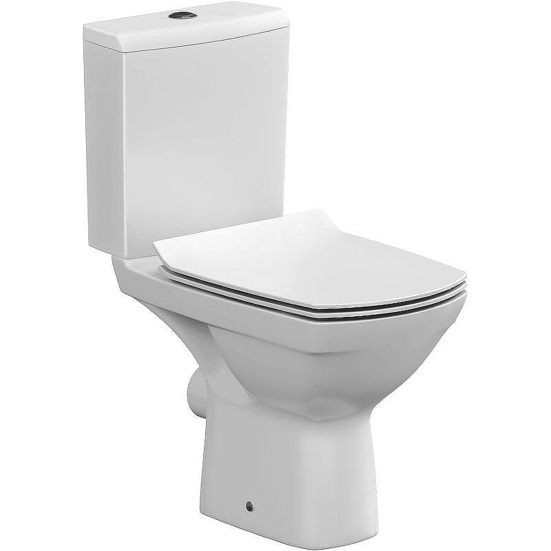 Напольный безободковый унитаз Cersanit Carina Clean On