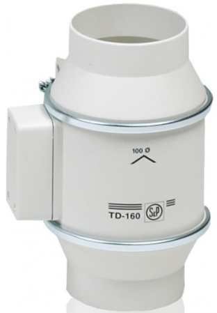 Канальный вентилятор Soler & Palau TD-160/100 N Silent