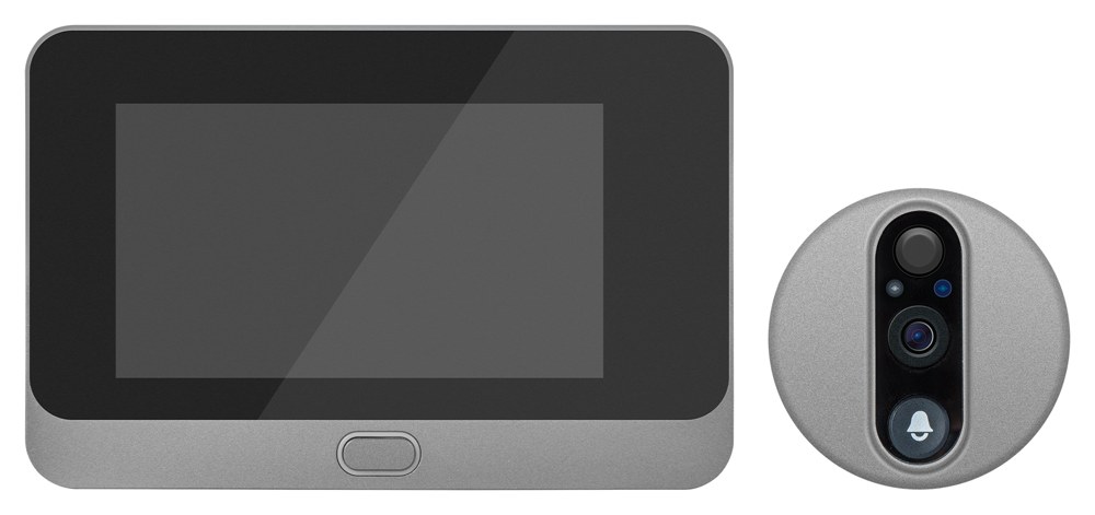 Видеоглазок Novihome FOCUS 4 WIFI KIT: монитор и уличный блок