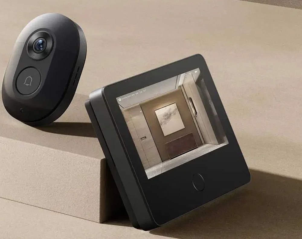 Видеоглазок Xiaomi Mijia Smart Cat Eye 2: уличный блок и монитор