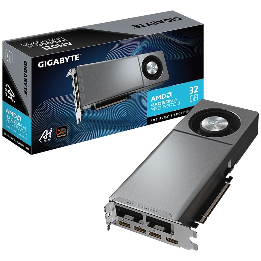 Видеокарта AMD Radeon AI PRO R9700 32GB