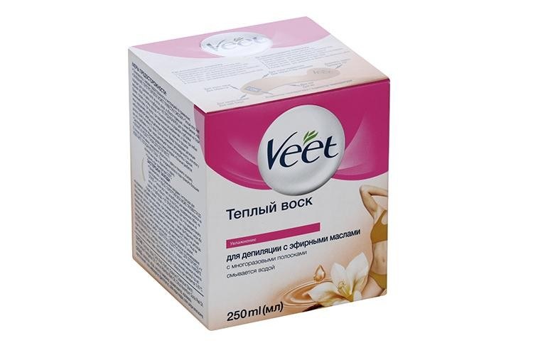 Теплый воск Veet Minima с эфирными маслами