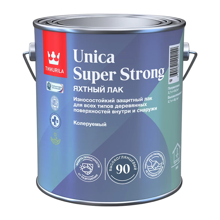 Яхтный лак Tikkurila Unica Super Strong