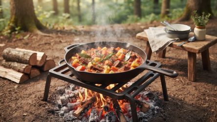 Блюда на костре: 15 очень простых и вкусных рецептов для отдыха на природе | (Фото & Видео)
