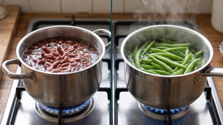 Как быстро сварить зерновую и стручковую фасоль с замачиванием и без